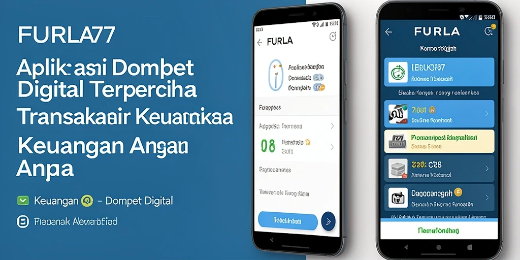 Antarmuka aplikasi FURLA77 yang user-friendly untuk transaksi digital.