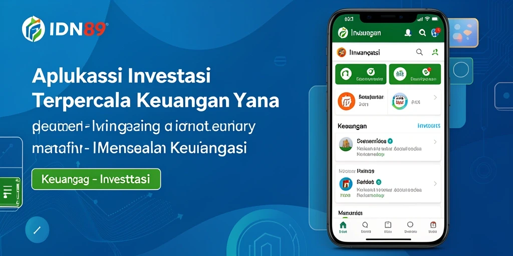 Antarmuka aplikasi IDN89 yang modern dan ramah pengguna.