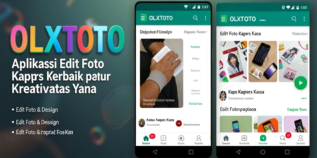 Antarmuka OLXTOTO menampilkan alat edit foto kertas kaca yang lengkap.