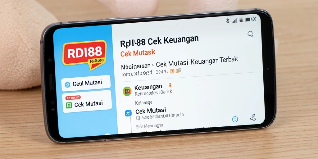 Tampilan antarmuka RDI88 yang sederhana dan informatif untuk cek mutasi.