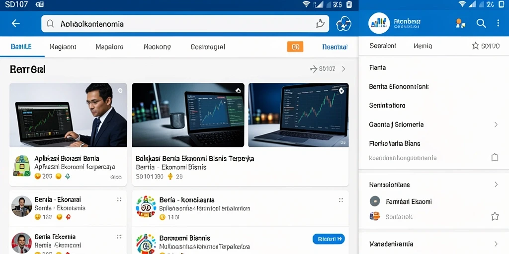Tampilan antarmuka SD107 yang modern dan informatif.